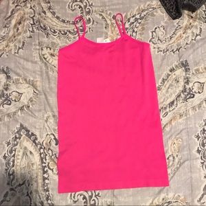 Hot Pink Spaghetti strap tank (with bundle only)
